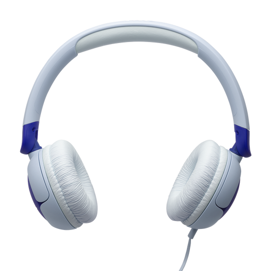 JBL Junior 320 - Blue - Wired on-ear kids headphones - Back image number null